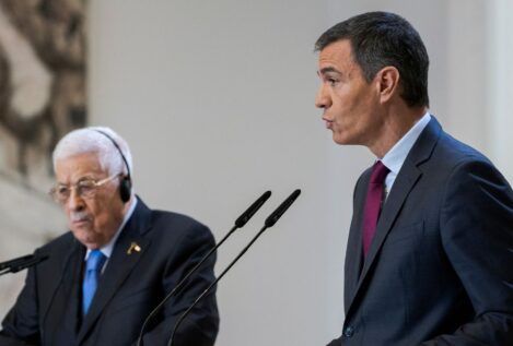 El presidente palestino agradece a Sánchez el rechazo al veto de EEUU a su viaje a la ONU