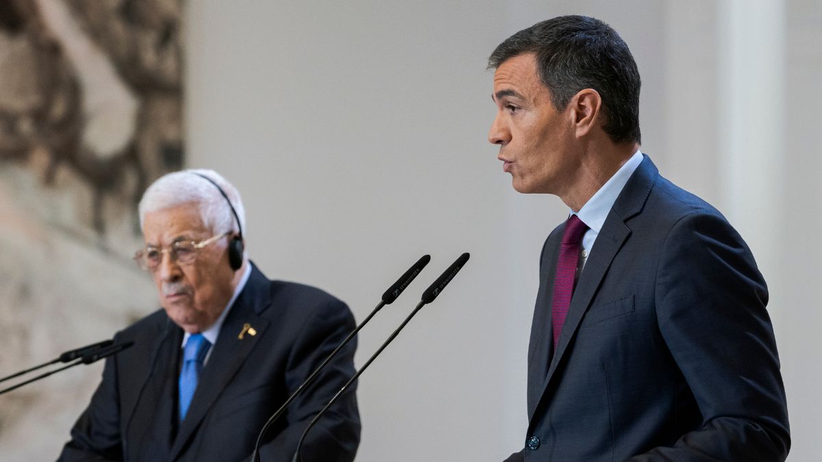 El presidente palestino agradece a Sánchez el rechazo al veto de EEUU a su viaje a la ONU