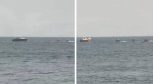 El hijo del rey de Marruecos navega en aguas próximas a Ceuta con una fuerte escolta