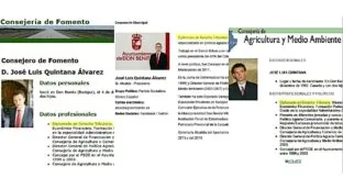 El delegado del Gobierno en Extremadura salía como diplomado en tres webs oficiales