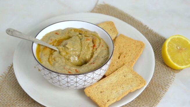 Paté de berenjena: la rica receta de origen libanés fácil de hacer