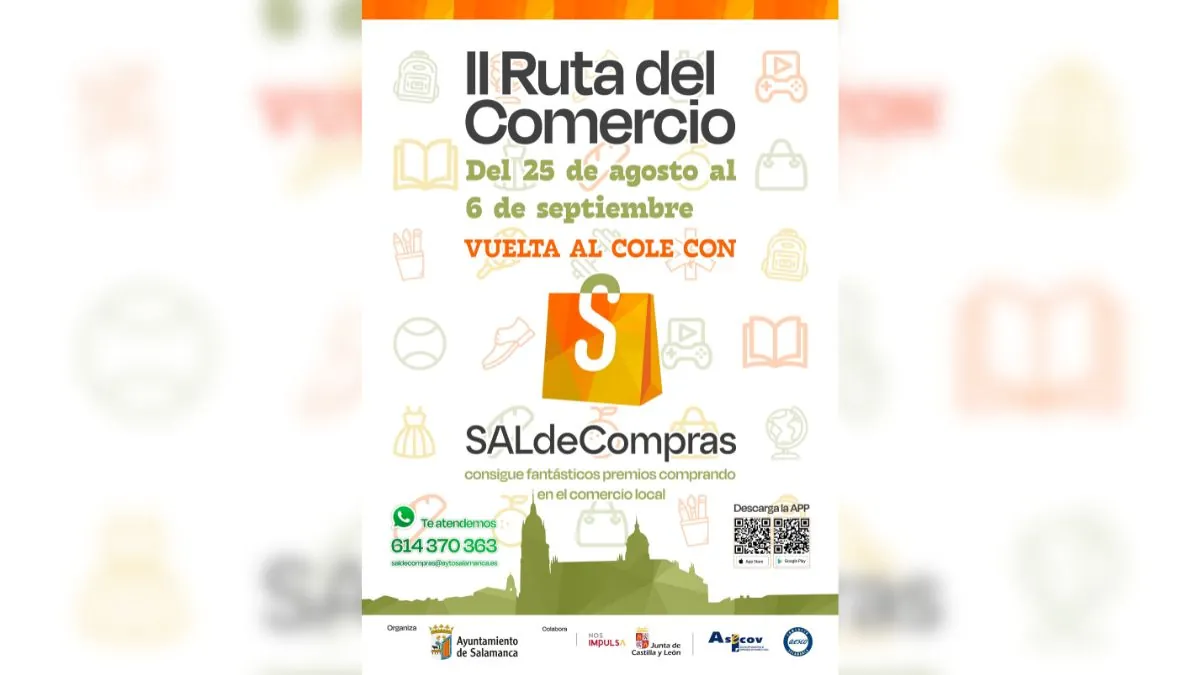 La II Ruta de Comercio de Salamanca busca impulsar el comercio de proximidad