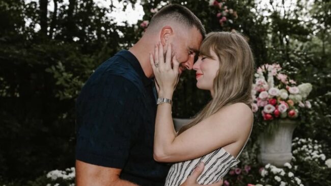 Taylor Swift anuncia su compromiso con el jugador de la NFL Travis Kelce