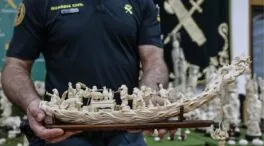 Golpe al tráfico de marfil: intervienen 127 piezas de elefantes asiáticos y africanos en Valencia