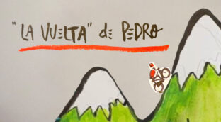 La viñeta animada sobre... La Vuelta de Pedro