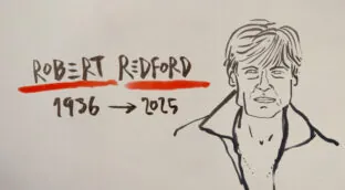 La viñeta animada sobre Robert Redford