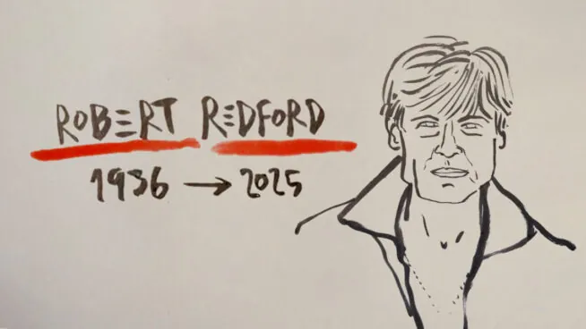 La viñeta animada sobre Robert Redford