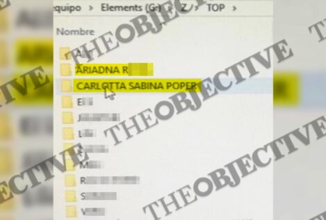 Ábalos guardaba en su ordenador decenas de carpetas con fotografías de mujeres