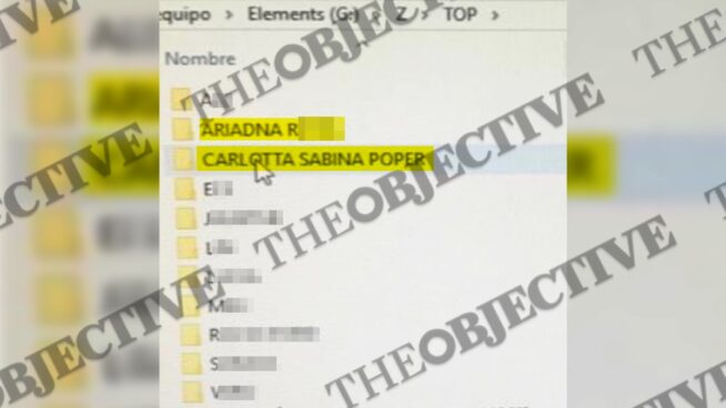 Ábalos guardaba en su ordenador decenas de carpetas con fotografías de mujeres
