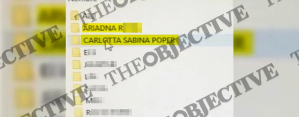 Ábalos guardaba en su ordenador decenas de carpetas con fotografías de mujeres