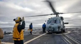 Un helicóptero de EEUU en la base de Rota alimenta la teoría de la fuga del general argelino