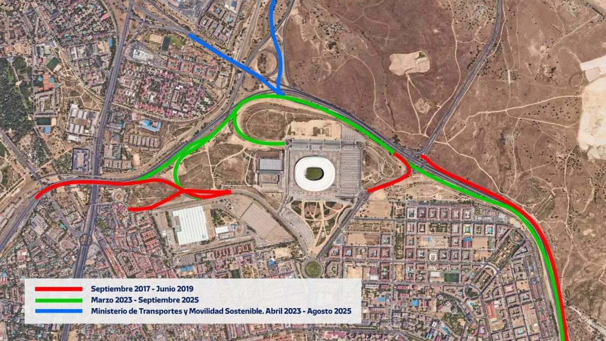 La ‘Ciudad del Deporte’ del Atlético de Madrid mejora la movilidad y los accesos del barrio de San Blas