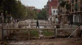El barranco de La Saleta en Aldaia (Valencia) se desborda de madrugada por las fuertes lluvias