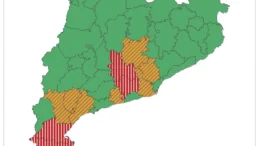 Rescatadas 27 personas atrapadas en un funicular por las lluvias torrenciales en Cataluña