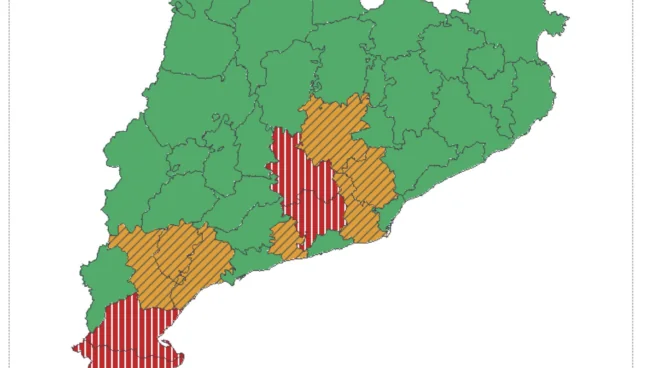 Rescatadas 26 personas atrapadas en un funicular por las lluvias torrenciales en Cataluña