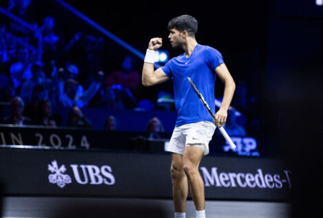 Alcaraz afianza junto a Mensik la ventaja de Europa en la Laver Cup