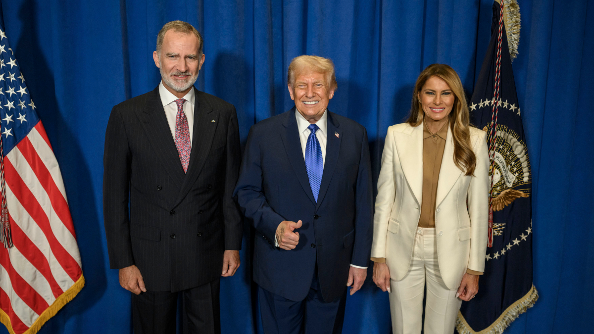 El rey Felipe VI se fotografía con Trump tras un «saludo de cortesía» en Nueva York