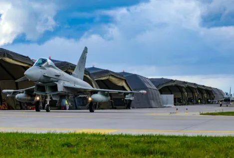 Los Eurofighter españoles tienen 15 minutos para proteger a Lituania de los cazas rusos