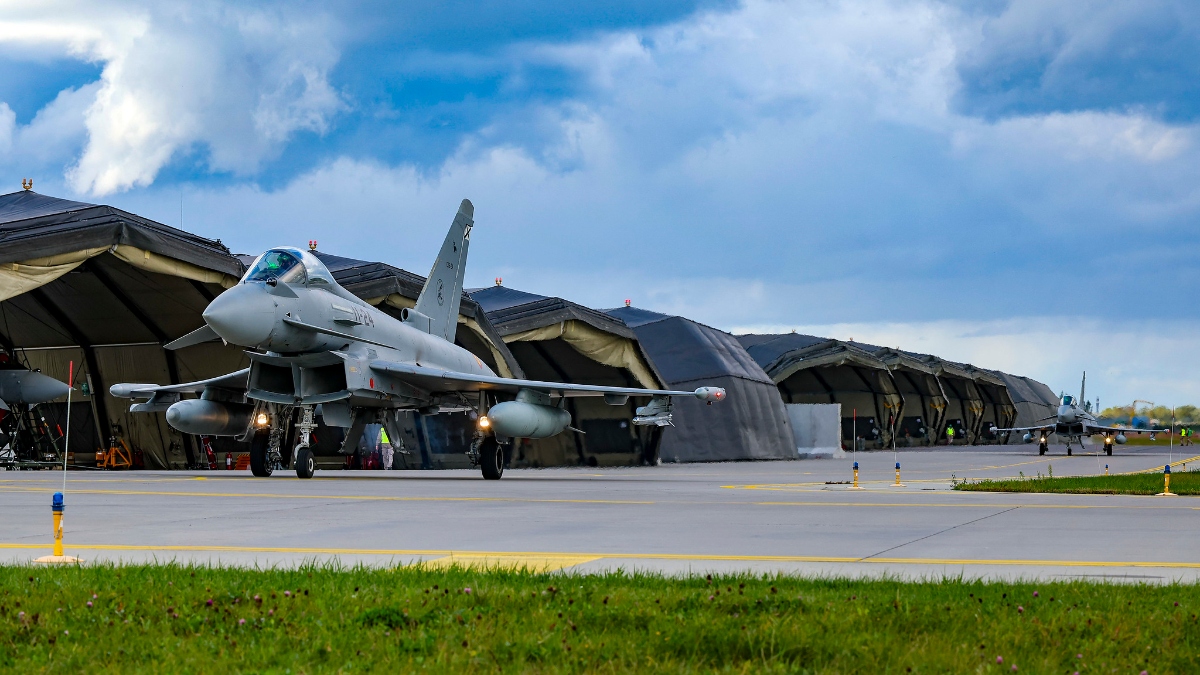 Los Eurofighter españoles tienen 15 minutos para proteger a Lituania de los cazas rusos