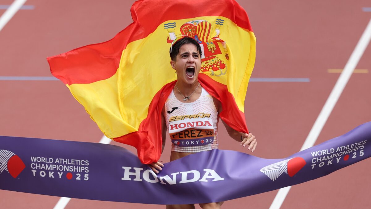 María Pérez hace historia en Tokio con su tercer oro mundial de atletismo