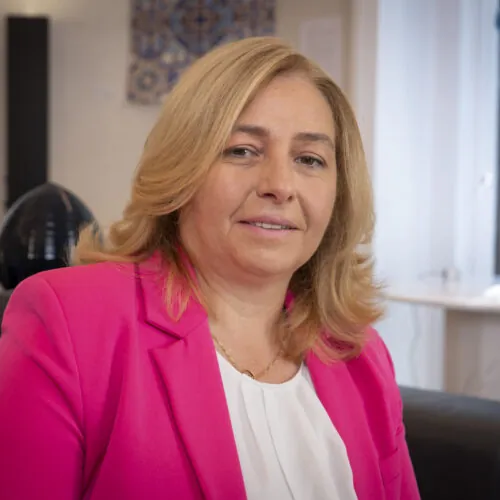 Inmaculada Sanz con Esperanza Aguirre