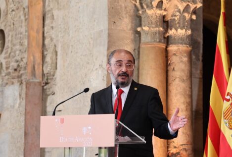 El PSOE no aplaude la concesión de Azcón a Lambán del premio Gabriel Cisneros