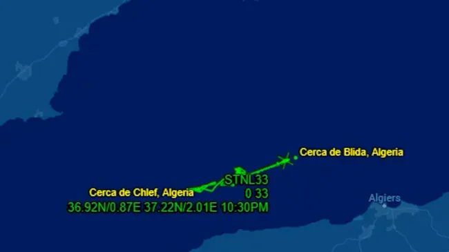 VÍDEO | Trayectoria del helicóptero militar EEUU podría estar relacionada con la fuga del general argelino