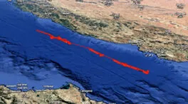 VÍDEO | Mapa que sitúa el recorrido del Seahawk de EEUU entre Argelia y España