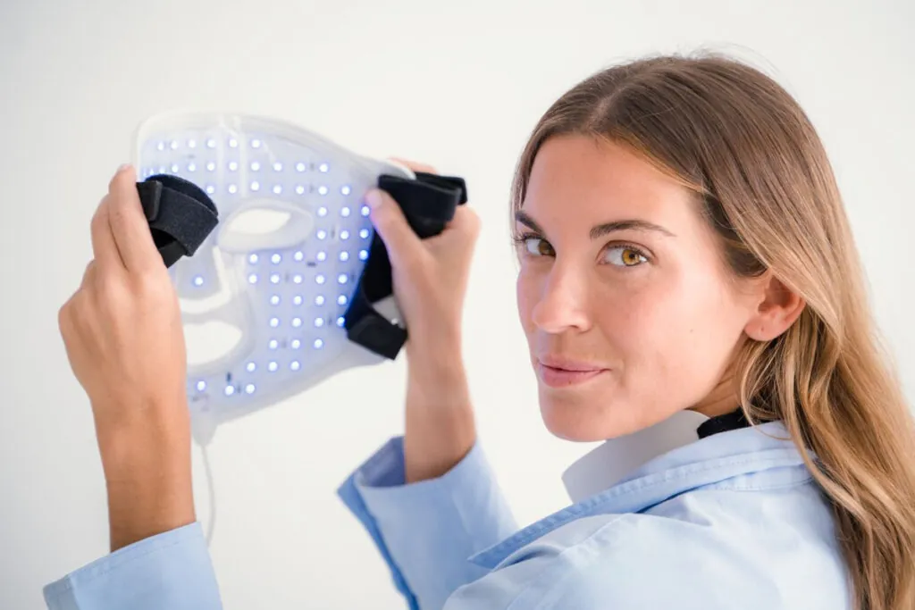 Propuesta de tratamiento facial con luz LED de Skinvity
