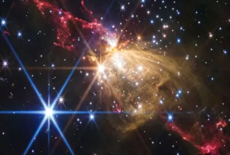 El telescopio James Webb descubre un chorro protoestelar en los confines de la Vía Láctea