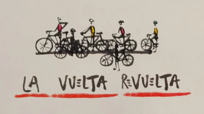 La viñeta sobre... La Vuelta revuelta