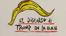 La viñeta animada sobre el discurso de Trump en la ONU