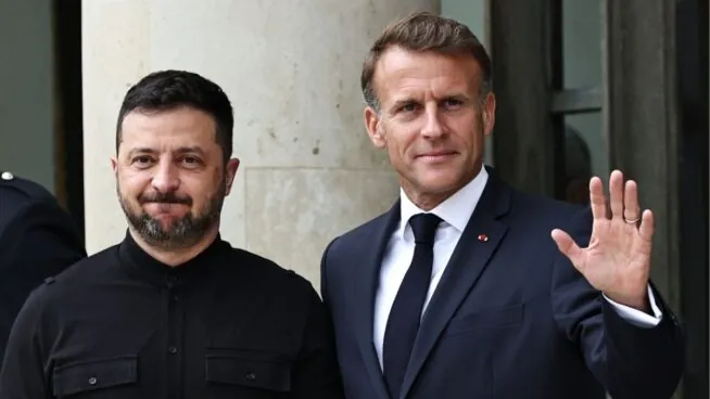 Zelenski y Macron abordan en Nueva York un posible refuerzo de la defensa aérea de Ucrania