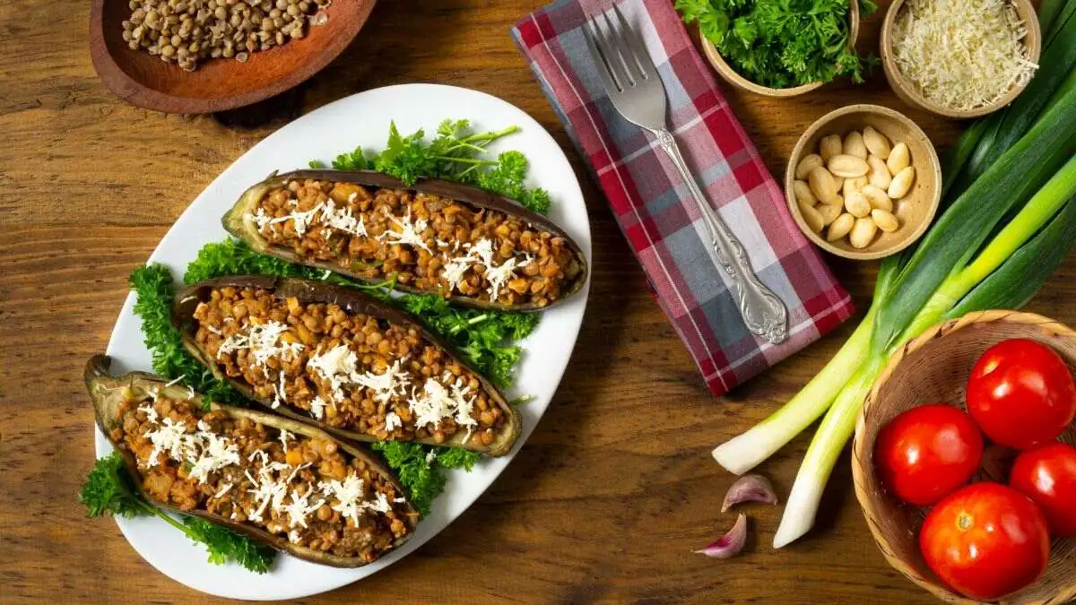 Así preparo las berenjenas rellenas de lentejas: una receta nutritiva y deliciosa