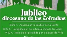Todas las hermandades participarán en el Jubileo Diocesano de las Cofradías en Ávila