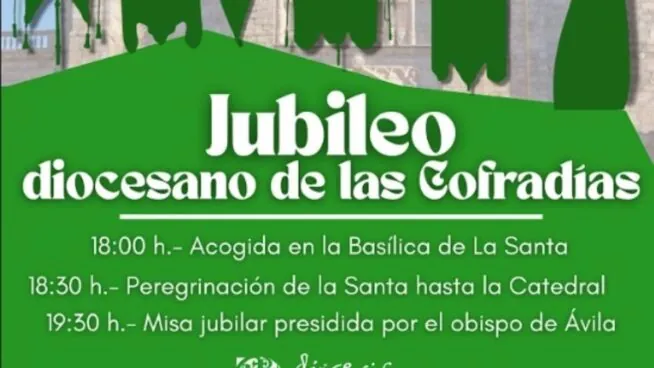 Todas las hermandades participarán en el Jubileo Diocesano de las Cofradías en Ávila