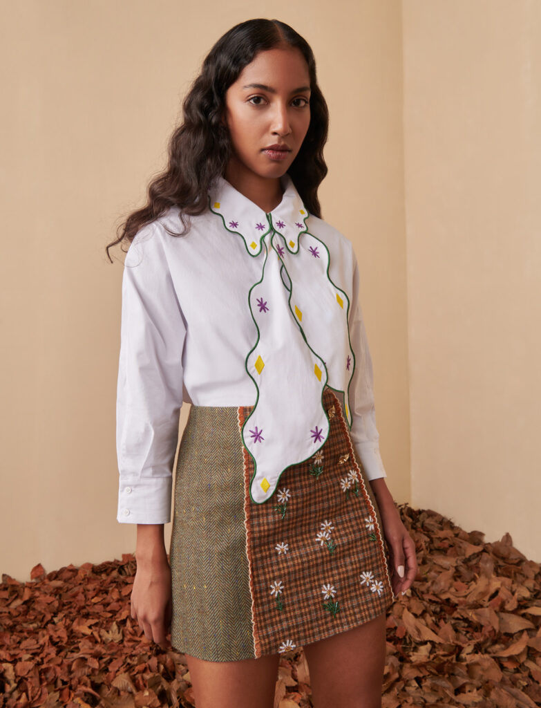 Camisa con lazo incorporado de Celia B
