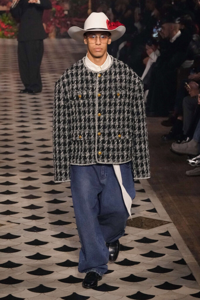 Chaqueta de tweed de Willy Chavarría