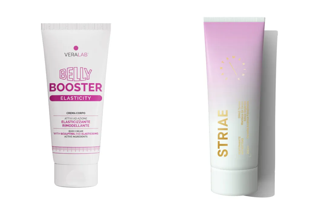 VERALAB Crema anti-flacidez. (PVP: 28€) // SANTAMARINA COSMETICS Crema para tratar estrías. (PVP: 36.90€)