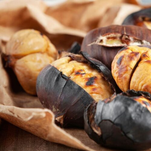 Receta gallega castañas