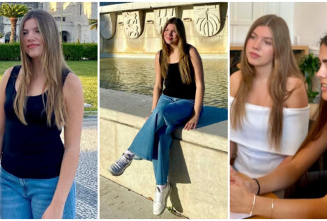 Las siete fotos inéditas de Sofía en Lisboa, al detalle: más natural que nunca y nuevos amigos