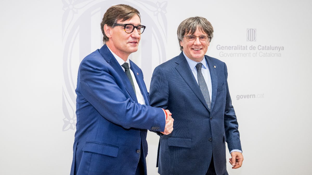 Puigdemont, tras reunirse con Illa en Bruselas: «No vivimos en situación de normalidad»