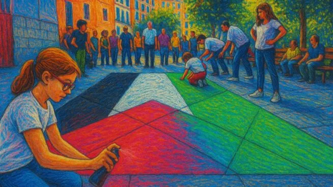 Gaza y los niños de la tiza