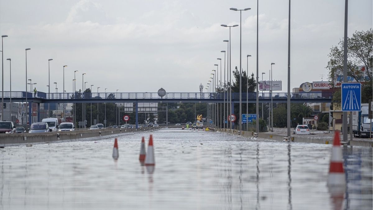 El litoral de Valencia, norte de Castellón y sur de Tarragona en riesgo extremo por lluvia