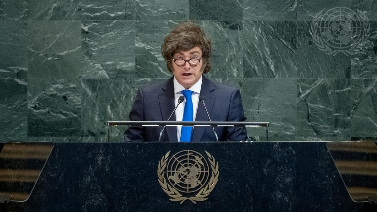 Milei arremete contra el Estado, el gasto público y critica a la ONU por «imponer» cómo vivir