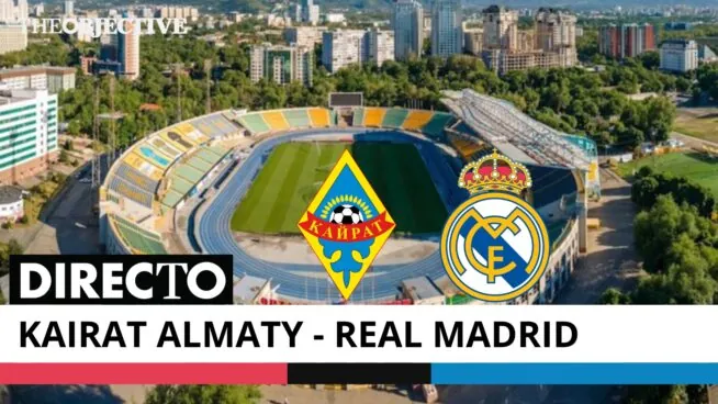 Kairat - Real Madrid, en directo: dónde ver la Champions League en vivo online hoy