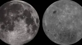 La cara oculta de la Luna es 100 grados más fría que la visible