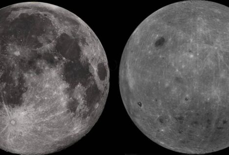 La cara oculta de la Luna es 100 grados más fría que la visible