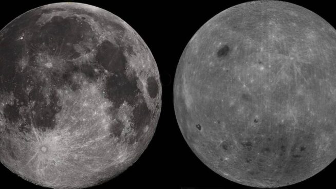 La cara oculta de la Luna es 100 grados más fría que la visible