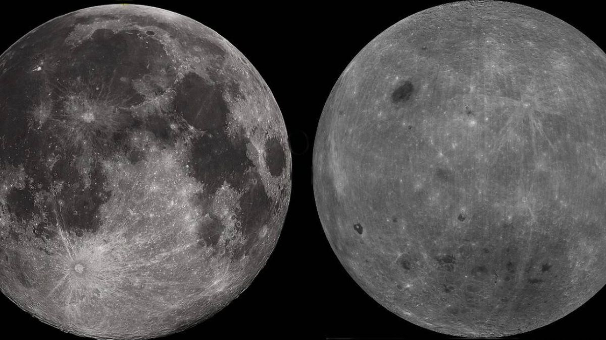 La cara oculta de la Luna es 100 grados más fría que la visible